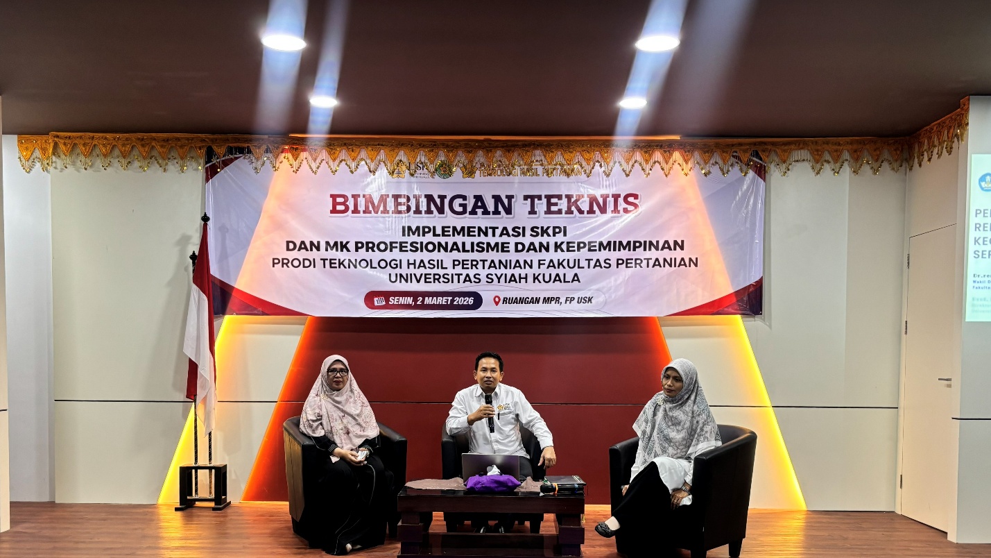 Departemen THP USK Selenggarakan Bimbingan Teknis Implementasi SKPI dan MK Profesionalisme dan Kepemimpinan